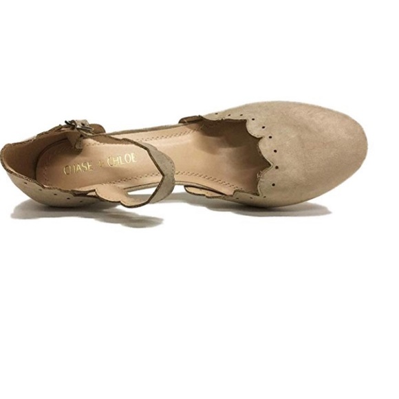 🛍 Women's Vintage Mary Jane High Heel Nude - Picture 2 of 3